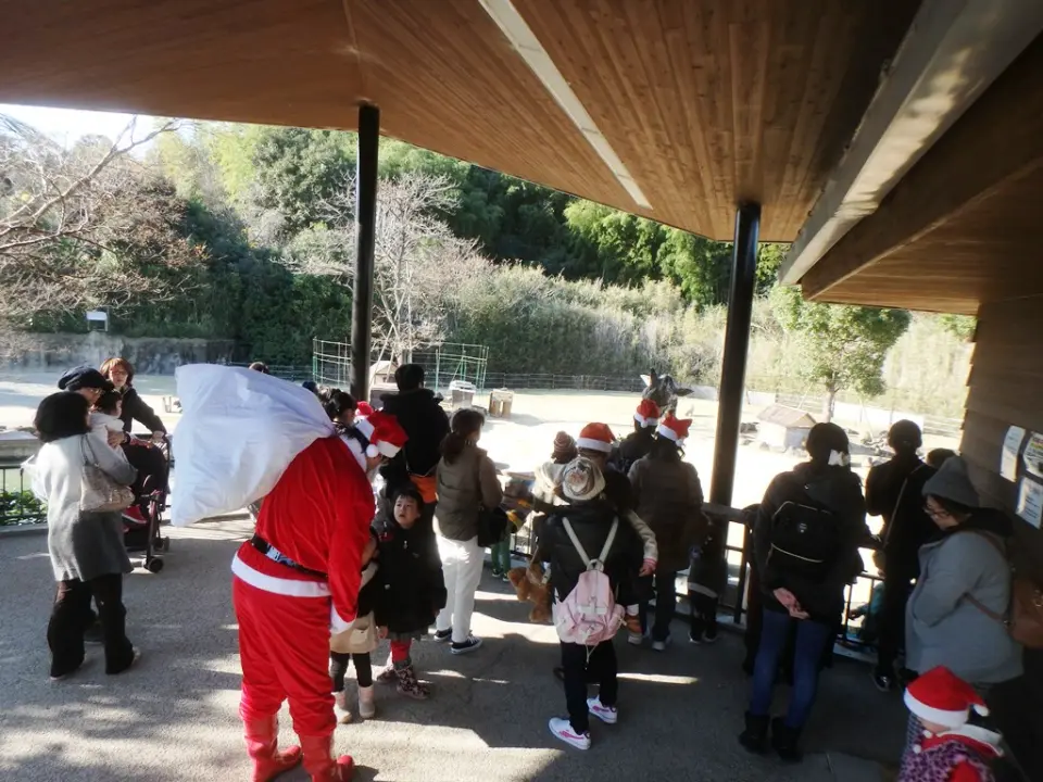サンタさん到着